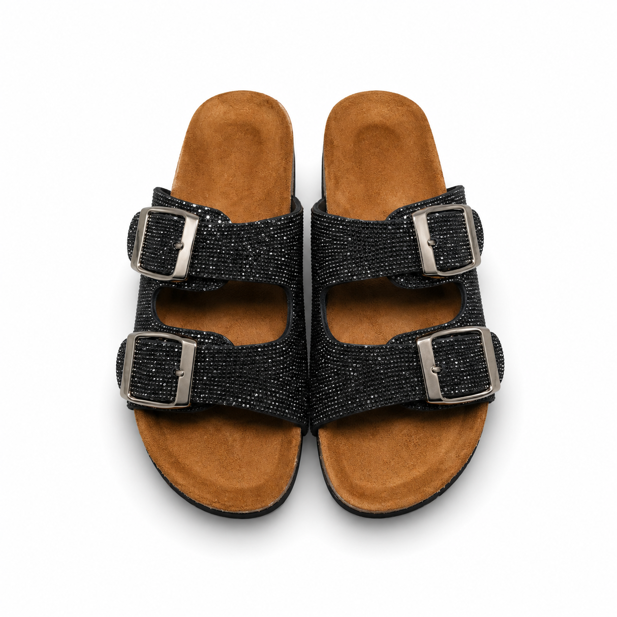 Boho slide-black