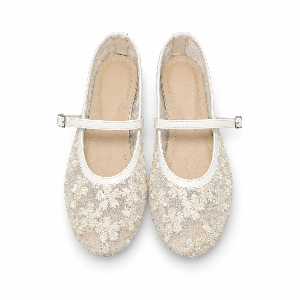 Off white-Luna ballerina