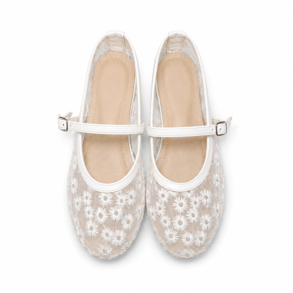 white-Flora ballerina