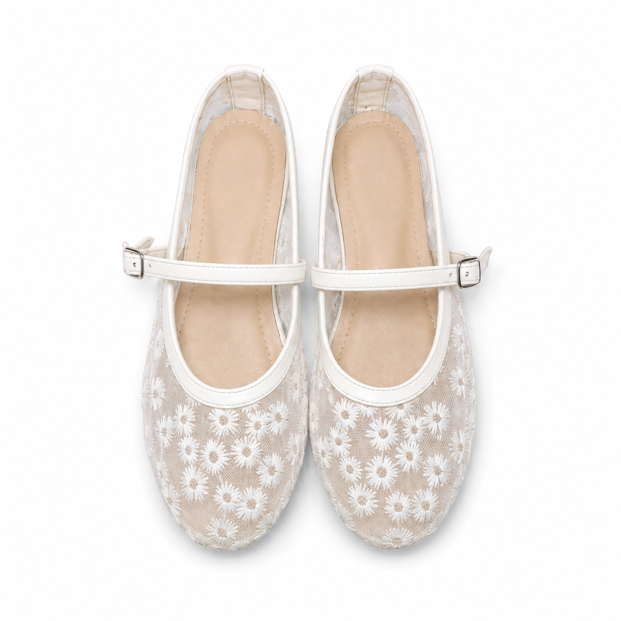 white-Flora ballerina