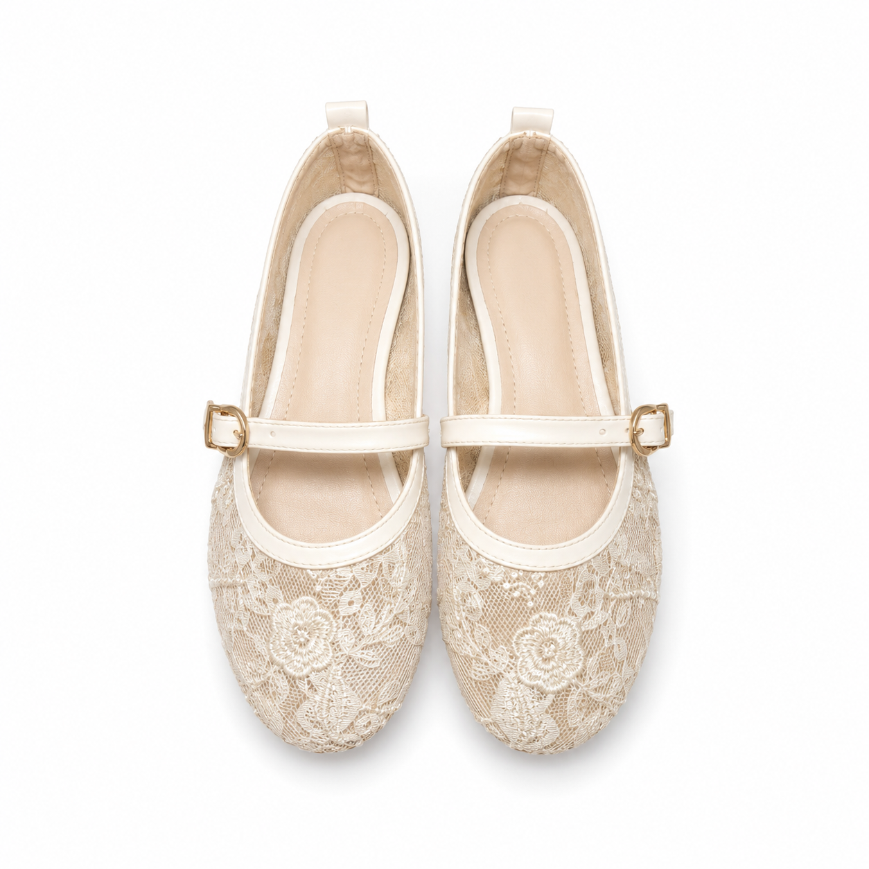 Off white-Pearl ballerina