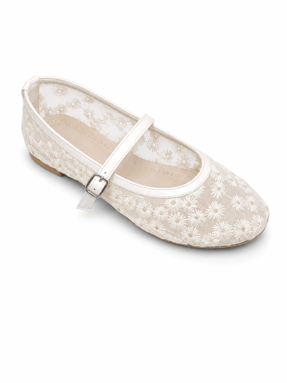 Off white-Flora ballerina